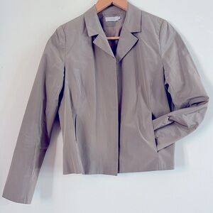 COS Light olive fully lined jacket